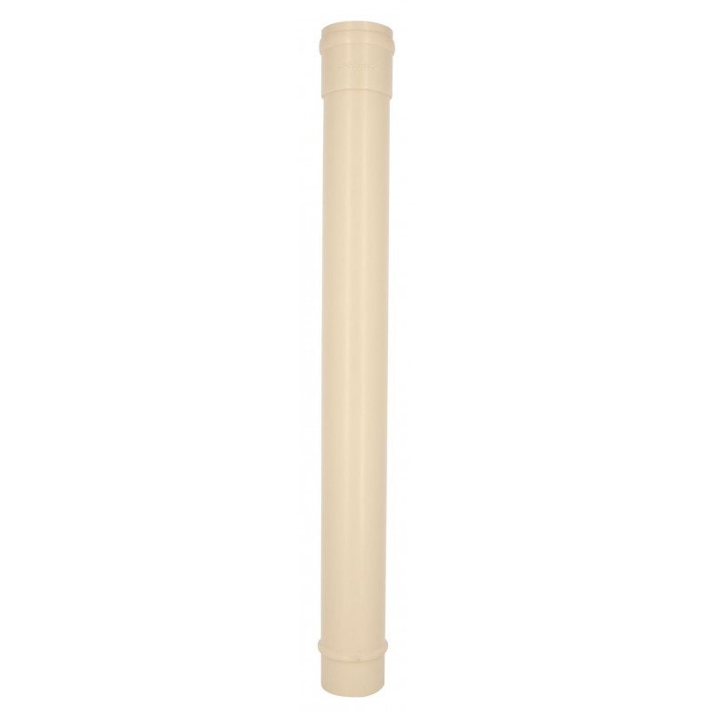 Dauphin droit pour tube de descente cylindrique Ø 100 diamètre Ø 100mm couleur Sable Nicoll | DDF10TS