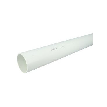 Tube Gamme blanche diamètre Ø 100mm - longueur 4000mm Nicoll | EU4TW