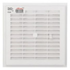 Image du produit : Grille de ventilation à sceller démontable et à fermeture carrée - hauteur 201mm - largeur 201mm couleur Blanc Nicoll | F164