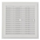 Image du produit : Grille de ventilation à sceller démontable et à fermeture carrée - hauteur 223mm - largeur 223mm couleur Blanc Nicoll | F214