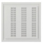 Image du produit : Grille de ventilation à sceller démontable et à fermeture carrée - hauteur 223mm - largeur 223mm couleur Blanc Nicoll | F214