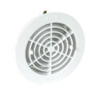 Image du produit : Grille de ventilation intérieure avec moustiquaire diamètre Ø 144mm x 110mm x 140mm couleur Blanc Nicoll | FATM125