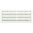 Image du produit : Grille de ventilation à visser ou à coller classique à fermeture rectangulaire - hauteur 108mm - largeur 254mm couleur Blanc Nicoll | FB101