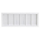 Image du produit : Grille de ventilation à visser ou à coller classique à fermeture rectangulaire - hauteur 132mm - largeur 338mm couleur Blanc Nicoll | FB211