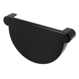 Fond de gouttière à coller - LG25 couleur Noir Nicoll | FCG25N