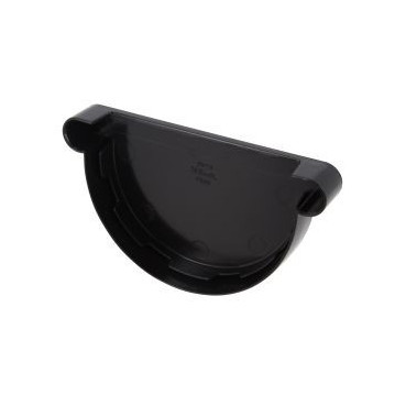 Fond de gouttière à coller - LG25 couleur Noir Nicoll | FCG25N