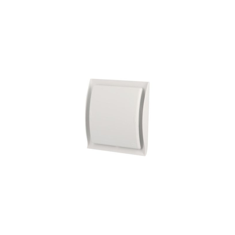 Grille de ventilation à fermeture Neolia diamètre Ø 125mm - largeur 180mm - longueur 180mm couleur Blanc Nicoll | FDT125B