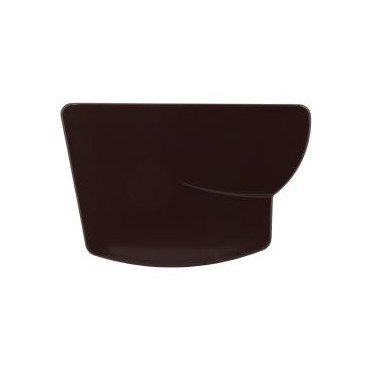 Fond de gouttière à coller - LG28 couleur Marron Nicoll | FG28M