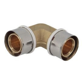 Coude multicouche à sertir à 90° Laiton diamètre Ø 40mm x 40mm Nicoll | FLC40