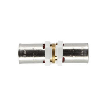 Manchon multicouche à sertir égal Laiton diamètre Ø 16mm x 16mm Nicoll | FLM16