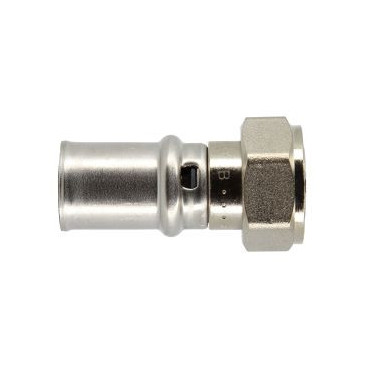 Manchon multicouche à sertir, femelle à visser M22 diamètre Ø 22mm x 16mm Nicoll | FLM16M22F