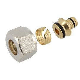 Raccord à compression pour collecteur multicouche diamètre Ø 16mm Nicoll | FLMP1620F