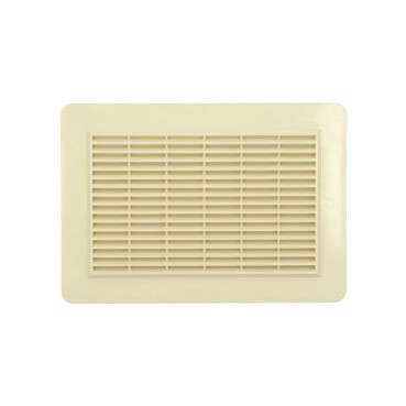 Grille de ventilation spécial façade à visser ou à coller applique - hauteur 226mm - largeur 323mm couleur Sable Nicoll | GAP2