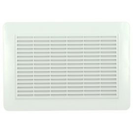 Grille de ventilation spécial façade à visser ou à coller applique - hauteur 226mm - largeur 323mm couleur Blanc Nicoll | GAP2B