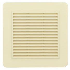 Grille de ventilation spécial façade à visser ou à coller applique - hauteur 213mm - largeur 213mm couleur Sable Nicoll | GAPM1