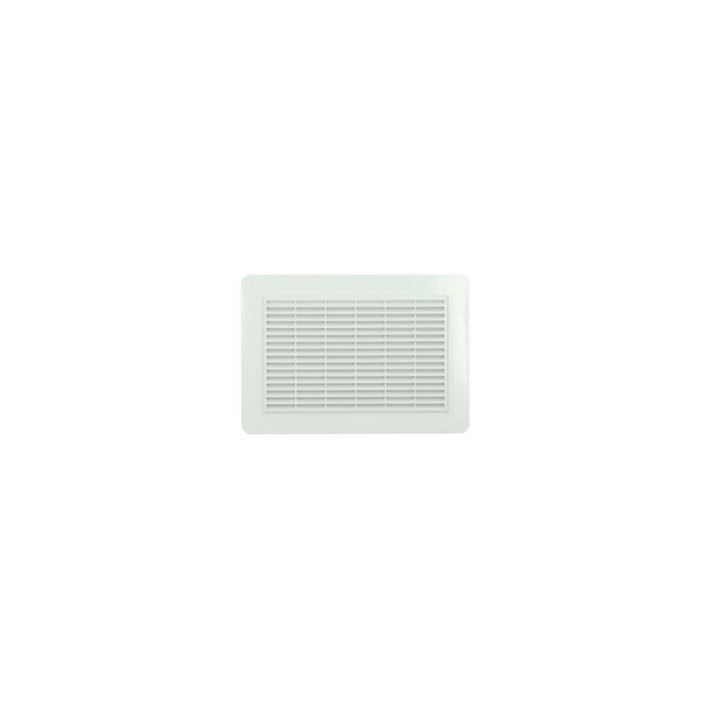 Grille de ventilation spécial façade à visser ou à coller applique - hauteur 226mm - largeur 323mm couleur Blanc Nicoll | GAPM2B