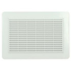 Image du produit : Grille de ventilation spécial façade à visser ou à coller applique - hauteur 226mm - largeur 323mm couleur Blanc Nicoll | GAPM2B