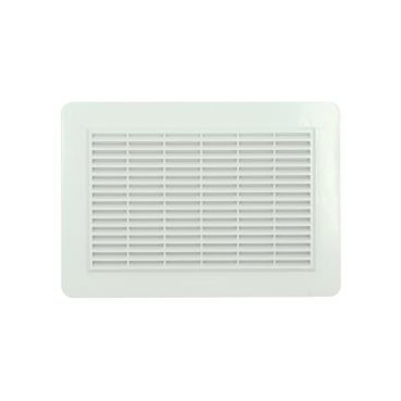 Grille de ventilation spécial façade à visser ou à coller applique - hauteur 226mm - largeur 323mm couleur Blanc Nicoll | GAPM2B