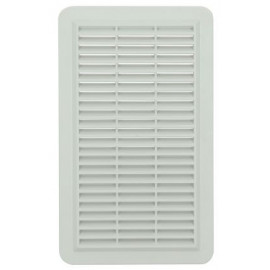 Grille de ventilation spécial façade à visser ou à coller applique - hauteur 277mm - largeur 166mm couleur Blanc Nicoll | GAPV