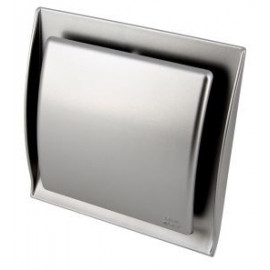 Grille de ventilation Neolia diamètre Ø 100mm - largeur 150mm - longueur 150mm couleur Inox Nicoll | GDT100X