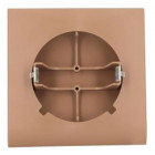 Image du produit : Grille de ventilation Neolia diamètre Ø 125mm - largeur 180mm - longueur 180mm couleur Marron chène liège Nicoll | GDT125CL