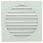 Image du produit : Grille de ventilation spécial façade pour tubes PVC diamètre Ø 200mm - hauteur 226mm - largeur 226mm couleur Blanc Nicoll | GET20B