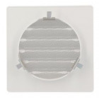 Image du produit : Grille de ventilation spécial façade pour tubes PVC diamètre Ø 110mm - hauteur 139mm - largeur 139mm couleur Blanc Nicoll | GETM11B