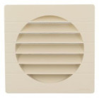 Image du produit : Grille de ventilation spécial façade pour tubes PVC diamètre Ø 140mm - hauteur 164mm - largeur 164mm couleur Sable Nicoll | GETM140