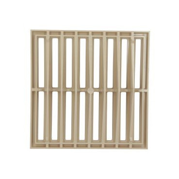 Grille 30 x 30 - largeur 300mm - longueur 300mm couleur Sable Nicoll | GR30S