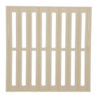 Image du produit : Grille 30 x 30 - largeur 300mm - longueur 300mm couleur Sable Nicoll | GR30S