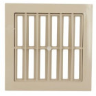 Image du produit : Grille avec cadre 25 x 25 - largeur 250mm - longueur 250mm couleur Sable Nicoll | GRC25S