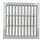 Image du produit : Grille avec cadre 40 x 40 - largeur 400mm - longueur 400mm couleur Gris clair Nicoll | GRC40