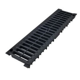 Grille PVC - A15 - L100 int Connecto couleur Gris anthracite Nicoll | GRL77K