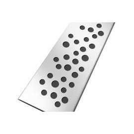 Grille de caniveaux de douche 50 mm inox Design Bulles - largeur 50mm - longueur 945mm Nicoll | GSICAN100B