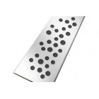 Image du produit : Grille de caniveaux de douche 50 mm inox Design Bulles - largeur 50mm - longueur 645mm Nicoll | GSICAN70B