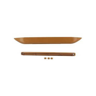 Solution aérau-acoustique - mortaise 250 x 12 pour menuiseries couleur Marron bois clair Nicoll | HF3038C