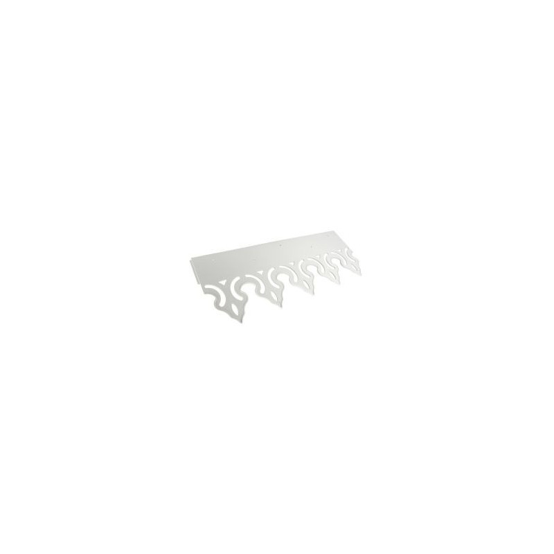 Lambrequin - hauteur 200mm couleur Blanc Nicoll | LAMB20B