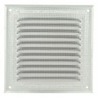 Image du produit : Grille de ventilation aluminium à visser carrée - persiennes avec moustiquaire - hauteur 150mm - largeur 150mm couleur Gris Nicoll | LM1515G