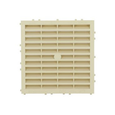 Nicoll Grille extérieure Sable - Diamètre 140 mm