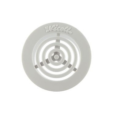 Grille de ventilation à visser ou à coller contre-cloison diamètre Ø 38mm couleur Blanc Nicoll | M33