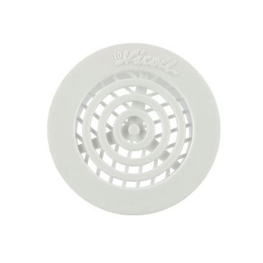 Grille de ventilation à visser ou à coller contre-cloison diamètre Ø 38mm couleur Blanc Nicoll | M43