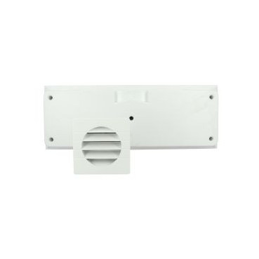 Solution aérau-acoustique - modèle visitable pour maçonnerie diamètre Ø 50mm - hauteur 165mm - longueur 509mm couleur Blanc Nicoll | MA2257B