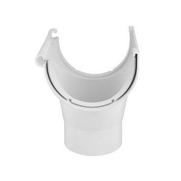 Naissance de gouttière à coller - LG33 diamètre Ø 125mm couleur Blanc Nicoll | NAC333B