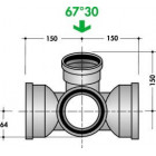 Image du produit : Culotte triple pour 1 WC diamètre Ø 100mm Nicoll | NAM44