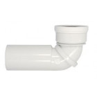 Image du produit : Pipe orientable d.100 joint 85/107 recoupable diamètre Ø 100mm Nicoll | PORTWC