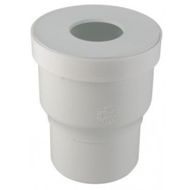 Raccord pour WC sortie droite diamètre Ø 65mm x 95mm x 100mm Nicoll | QW11