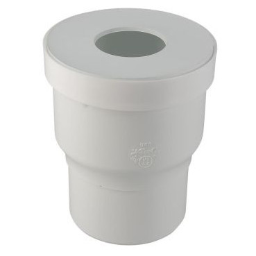 Raccord pour WC sortie droite diamètre Ø 65mm x 95mm x 100mm Nicoll | QW11