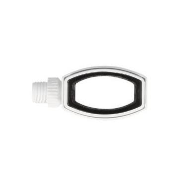 Récupérateur EP pour tube de descente ovoïde 90x56 diamètre Ø 90mm x 56mm couleur Blanc Nicoll | REP95B