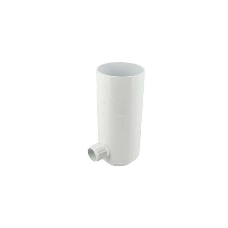 Récupérateur EP pour tube de descente cylindrique Ø 80 diamètre Ø 80mm couleur Blanc Nicoll | REPTD80B