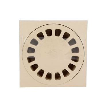 Siphon avec emboîture extérieure verticale diamètre Ø 50mm x 40mm x 139mm - largeur 150mm - longueur 150mm couleur Sable Nicoll | SC504S